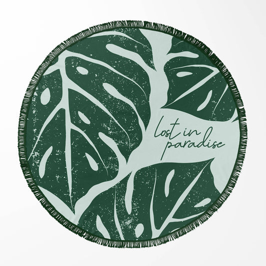 Lost in Paradise - 60" Round Beach Towels