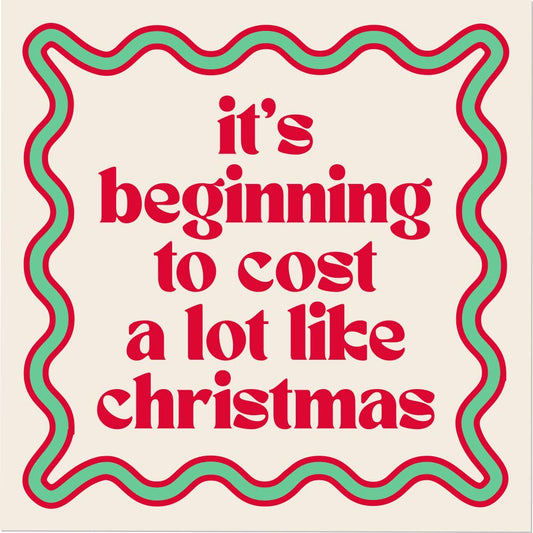 Cost Like Christmas | Holiday Cocktail Napkins