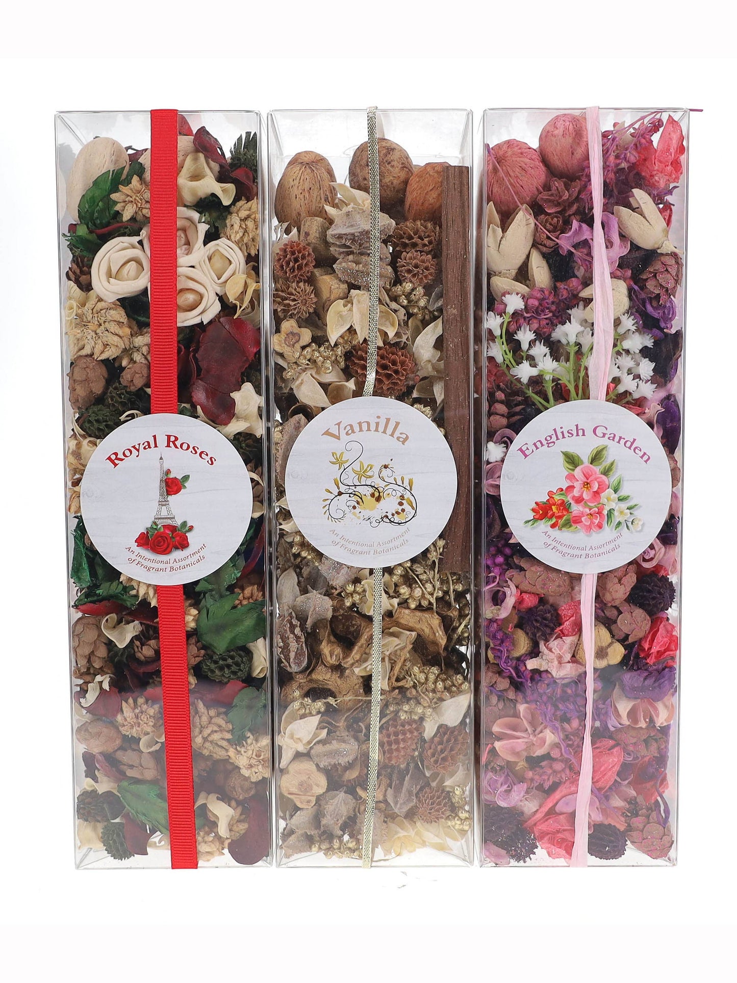 Floral Scents Box Mix Case(English Garden, Roses, Vanilla)
