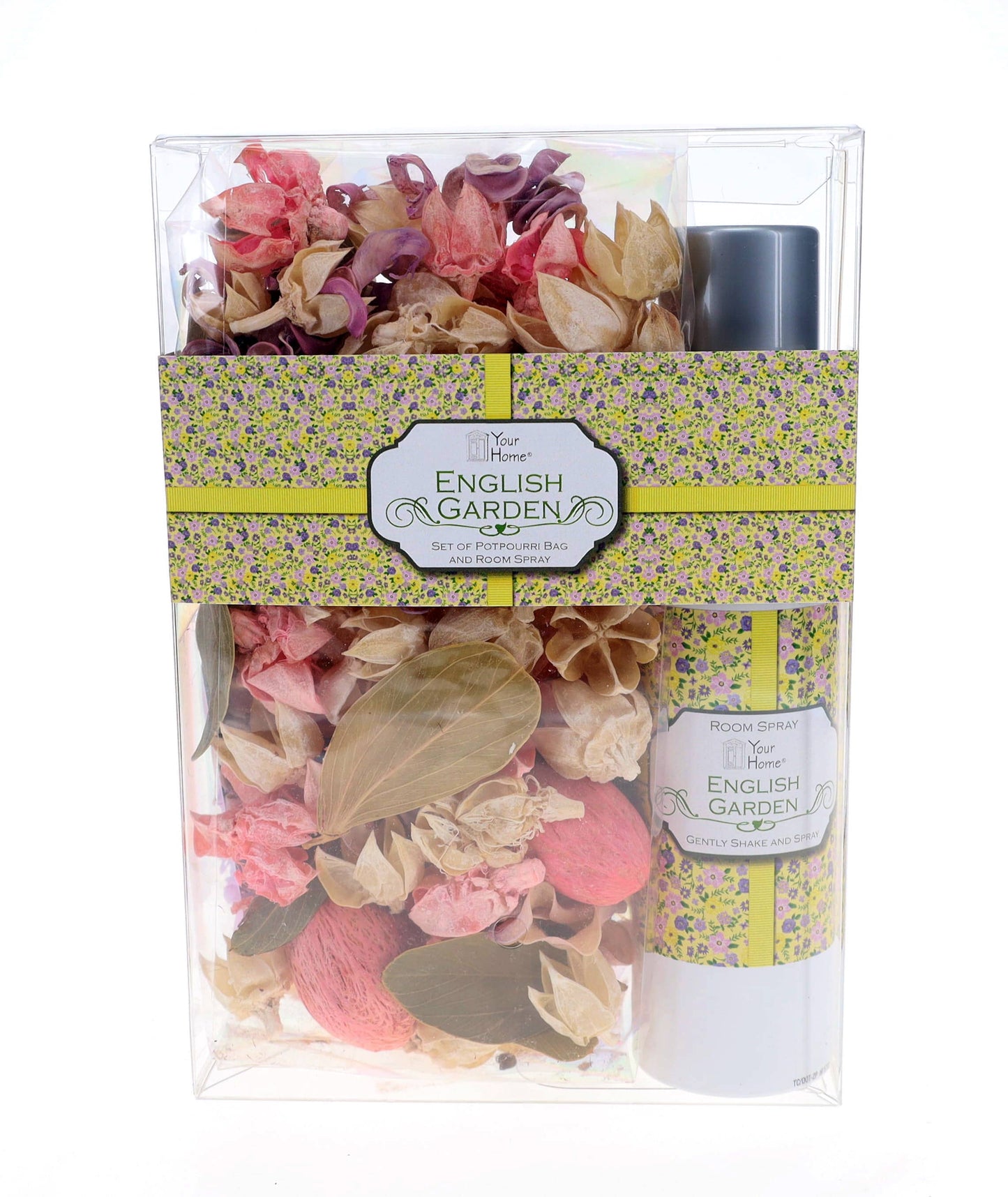 English Garden Decorative Scented Set: Potpourri + Room Spray Seasonal: