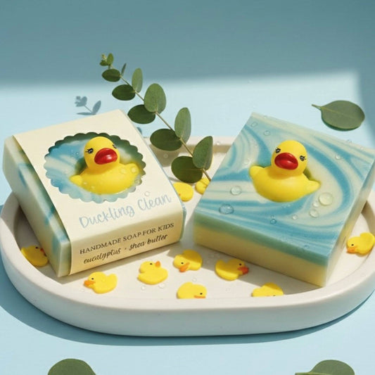 Duckling Clean Handmade Soap Bar for Kids NATURAL VEGAN: Eucalyptus