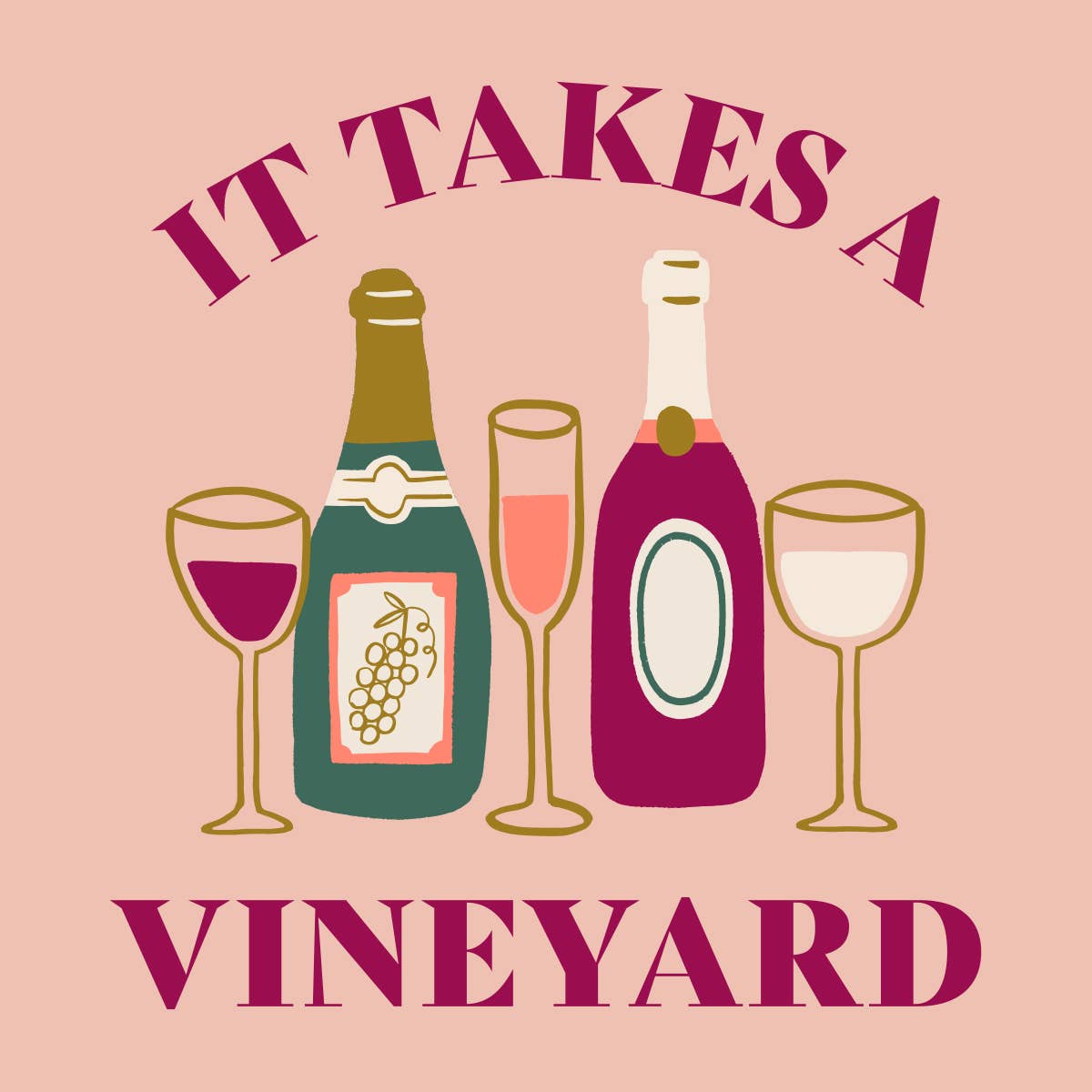 Funny Cocktail Napkins | It Takes A Vineyard