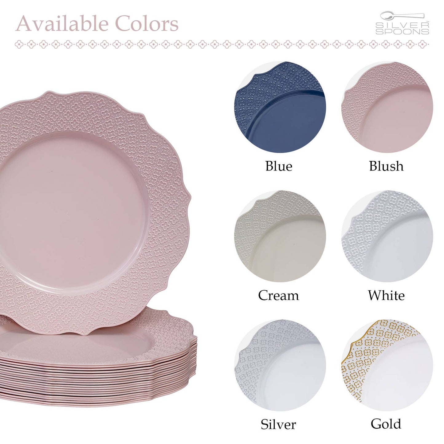 Pink Dinner Plates