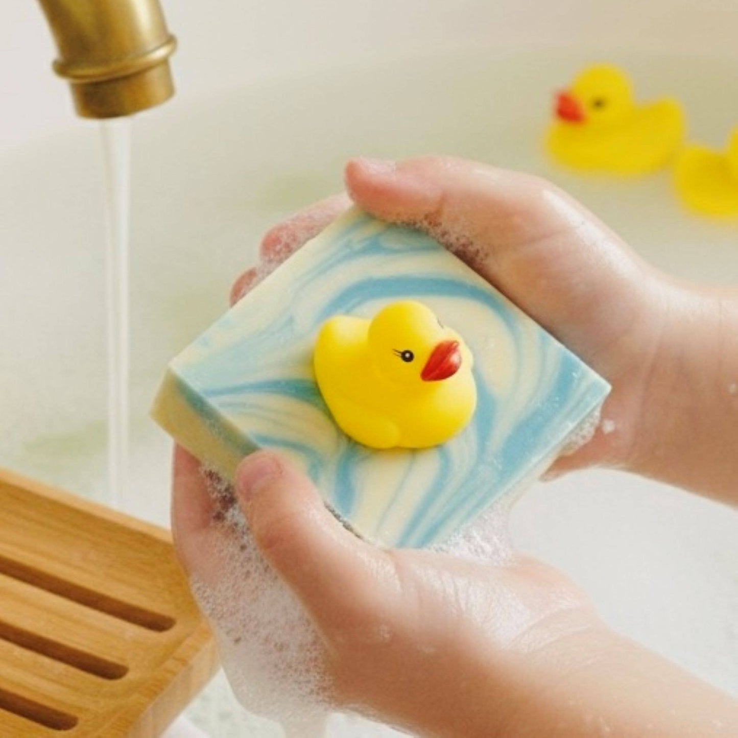 Duckling Clean Handmade Soap Bar for Kids NATURAL VEGAN: Eucalyptus