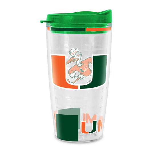 Miami HurricanesClassic Double Wall 16oz Tritan Tumbler