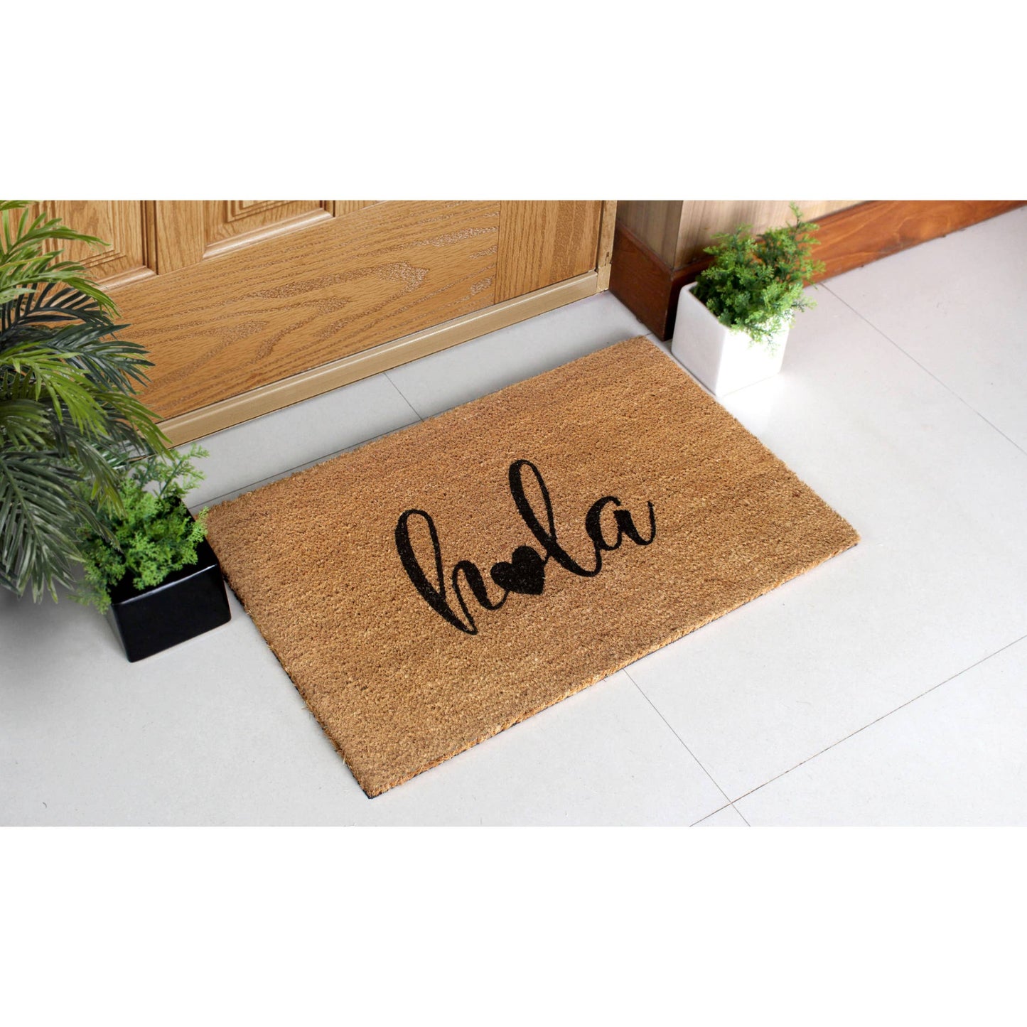 Hola Heart Doormat: 18"x30"