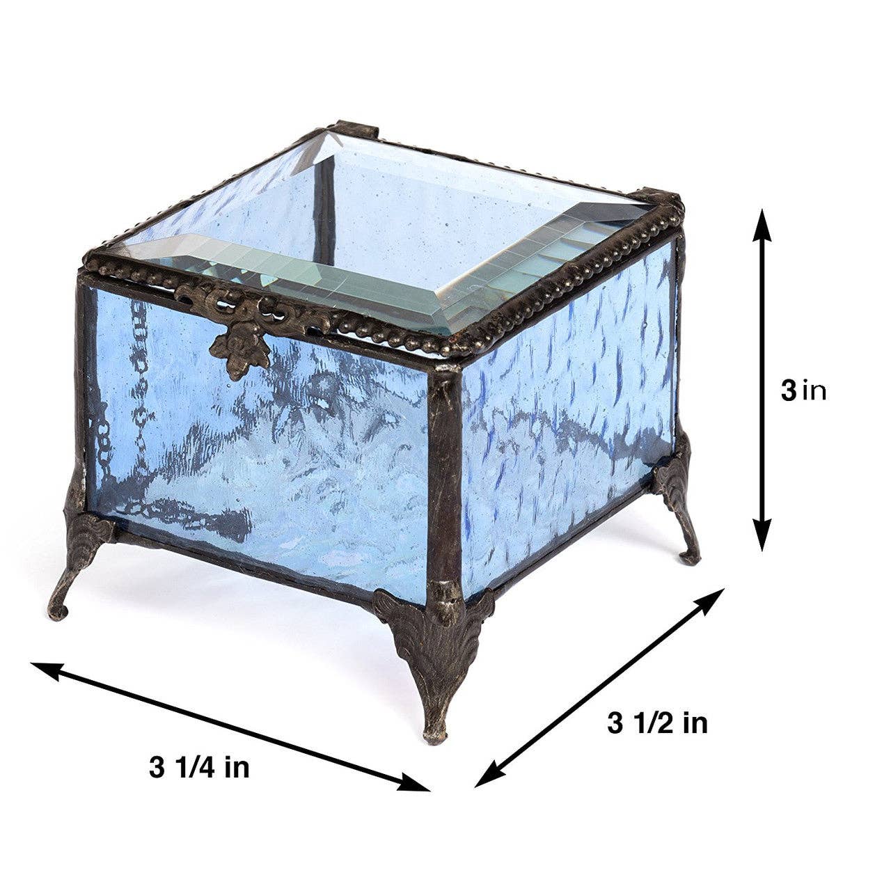 Box 837 Blue Glass Box