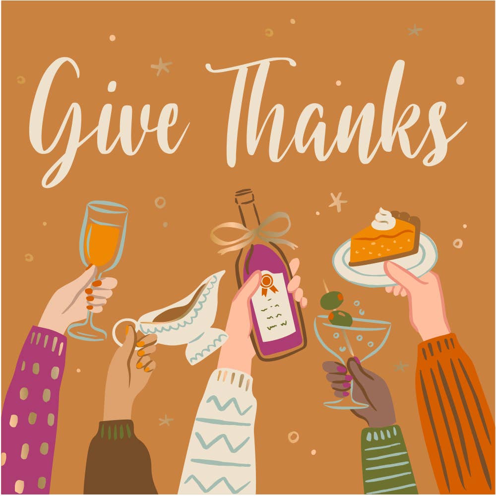 Fall Cocktail Napkins | Give Thanks