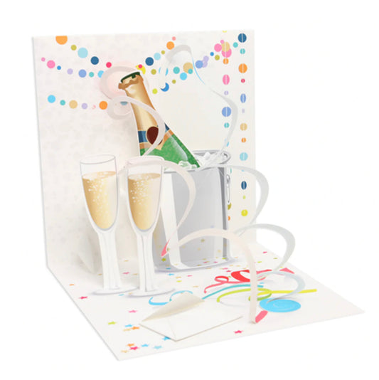 A Toast to You Pop-Up Card