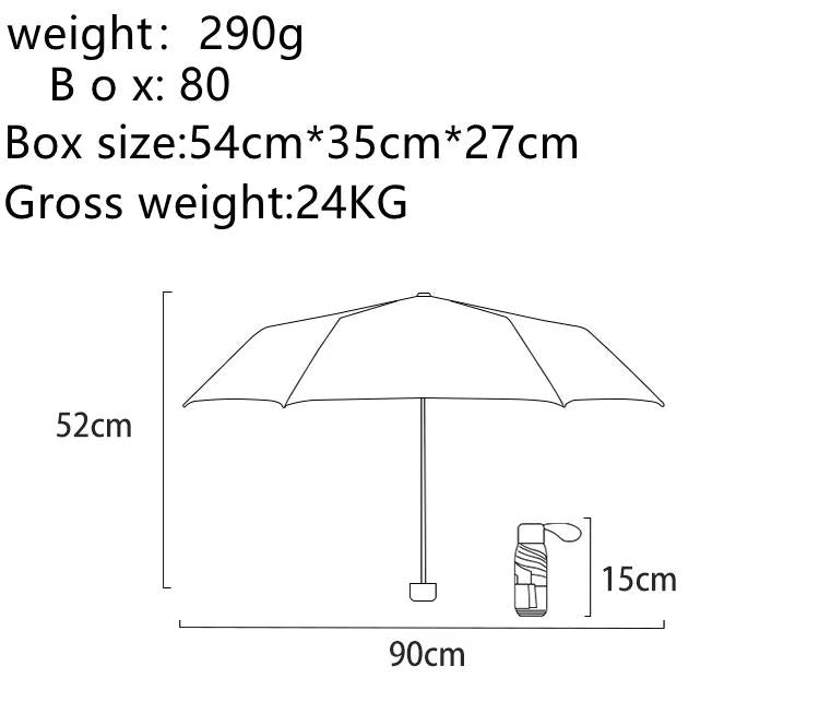 Mini Umbrella With Case