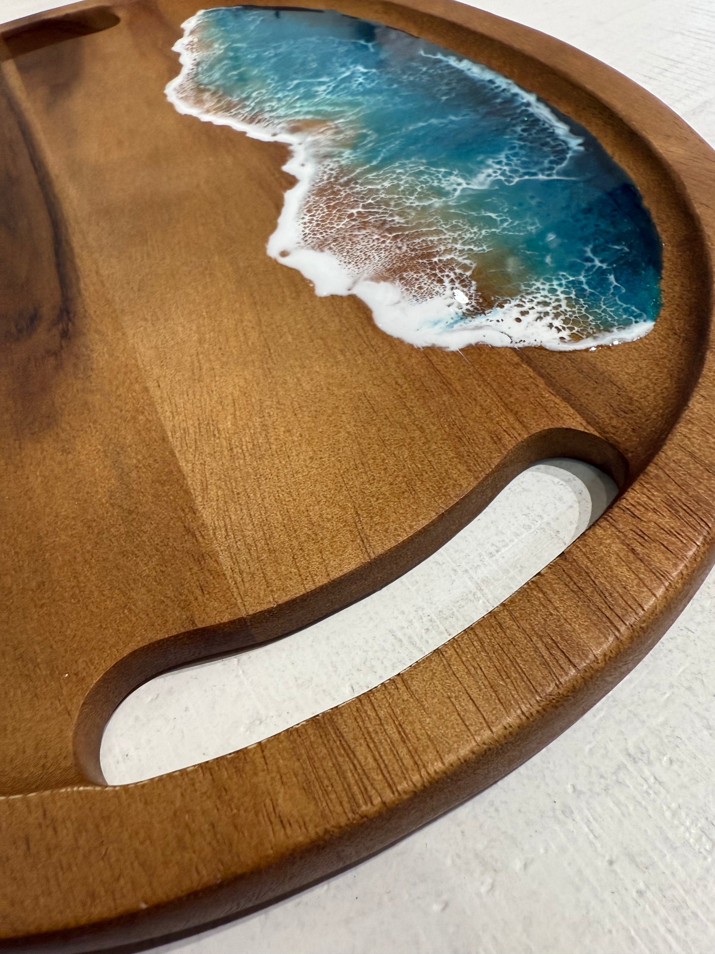 Oval Tray 12x15 Brown