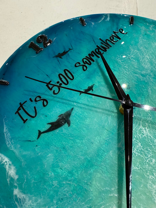 5 O'clock Somewhere 12" Clock