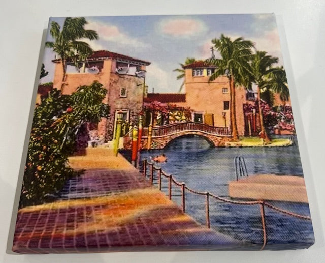 Venetian Pool 8x8 Canvas