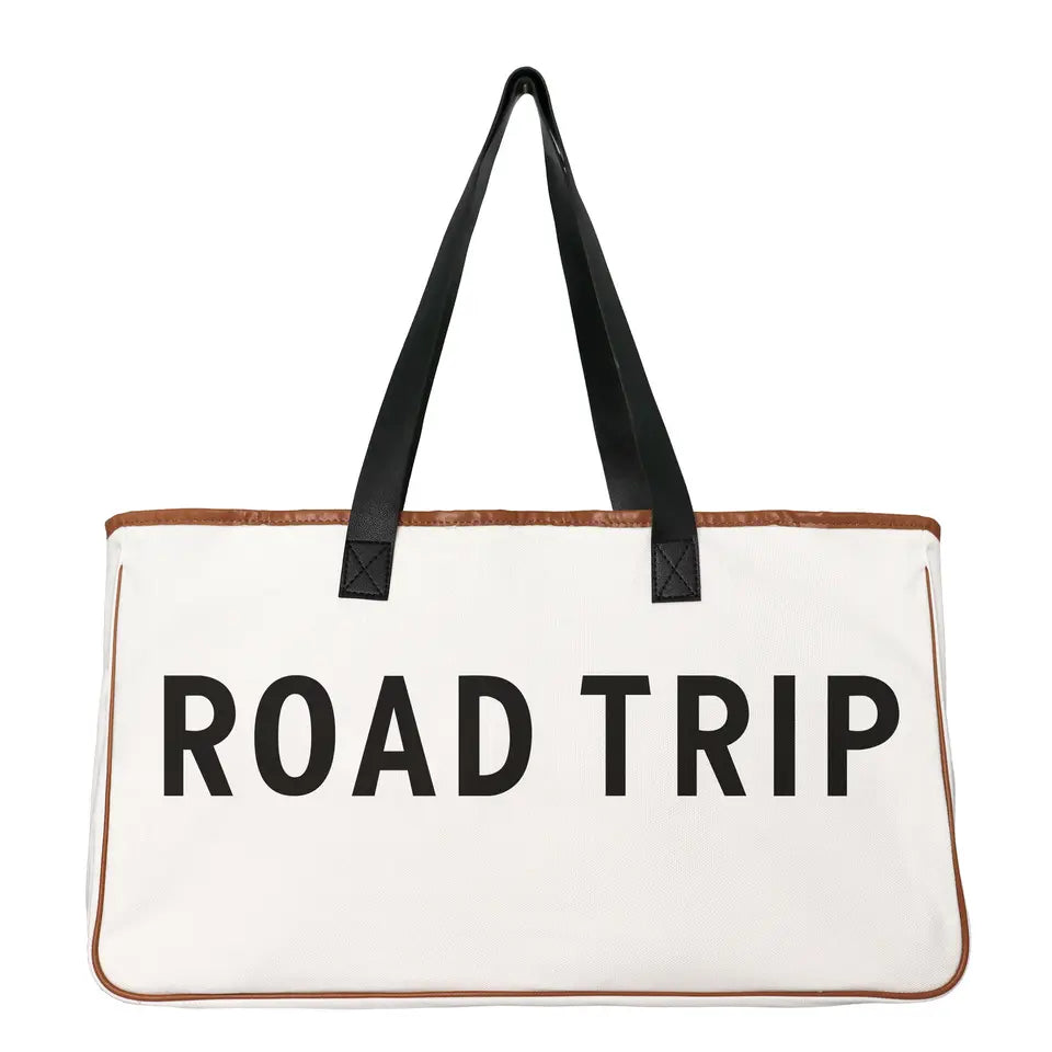 “ROAD TRIP” CANVAS TOTE BAG