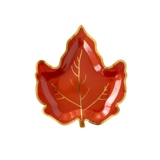 Maple Leaf Plate-LEAF : S/8