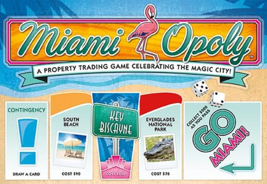 Miami-Opoly Board Game