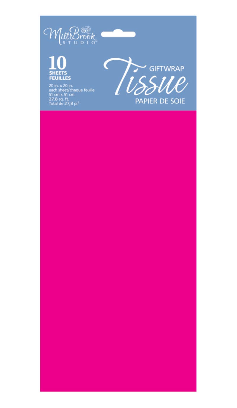 Cerise 10-Sheet Tissue (12pcs) 93030
