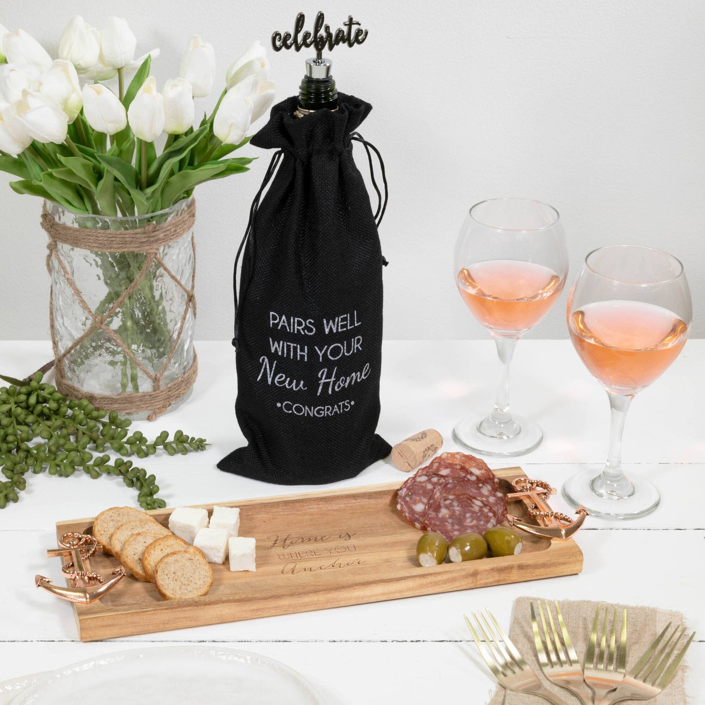 Anchor - 14.25" Acacia Serving Board