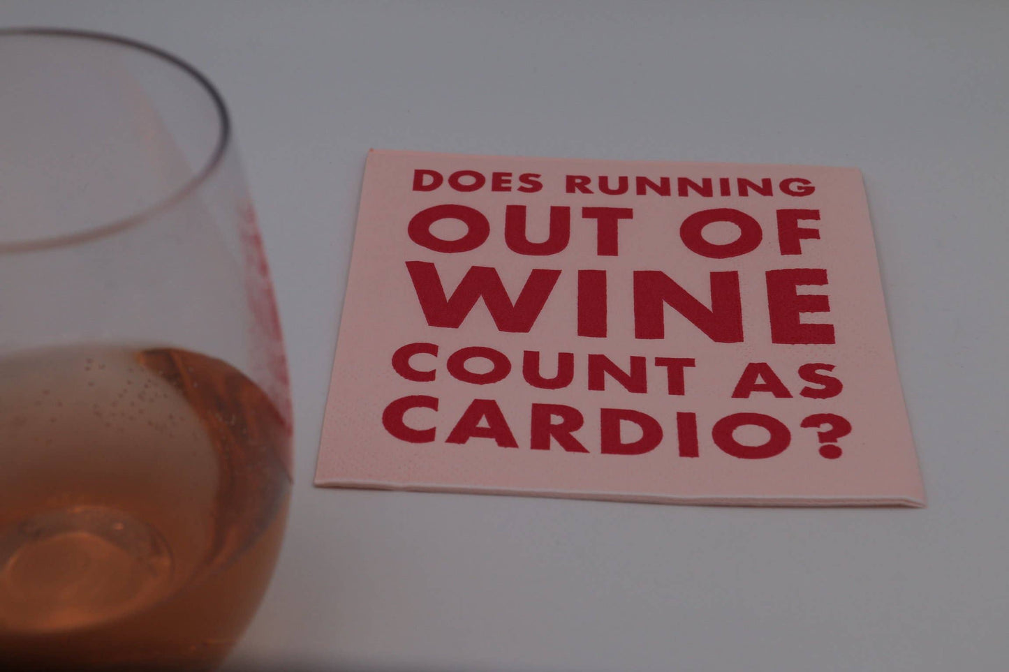 Count as Cardio | Funny Cocktail Napkins - 20ct