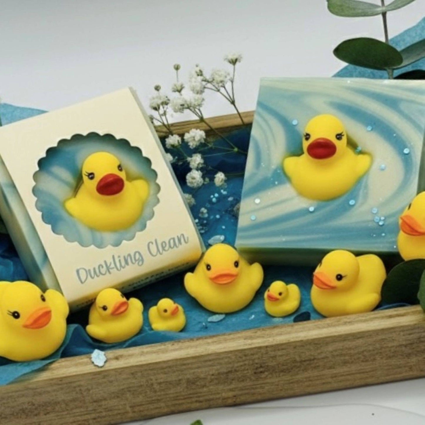 Duckling Clean Handmade Soap Bar for Kids NATURAL VEGAN: Eucalyptus