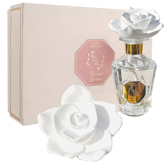 White Lotus Rose Ceramic