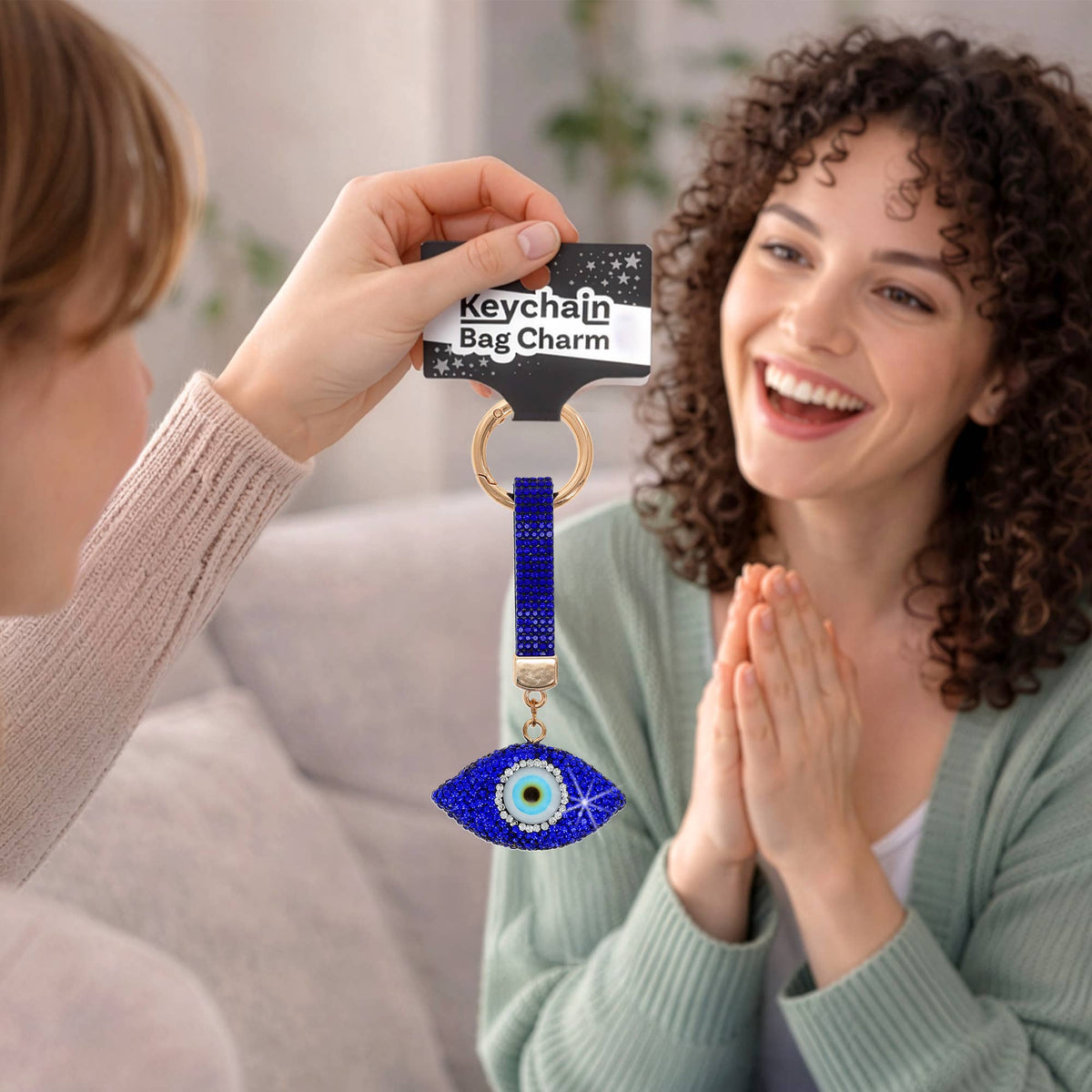 Evil Eye - Gemmed Keychain