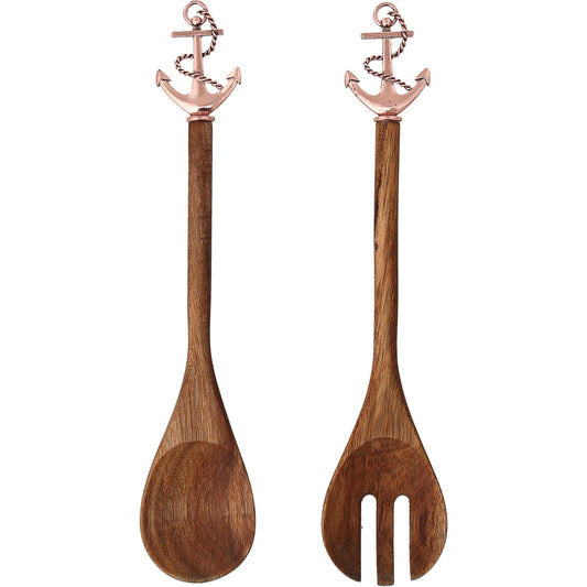 Anchor - 13" Acacia 2 Piece Utensil Set