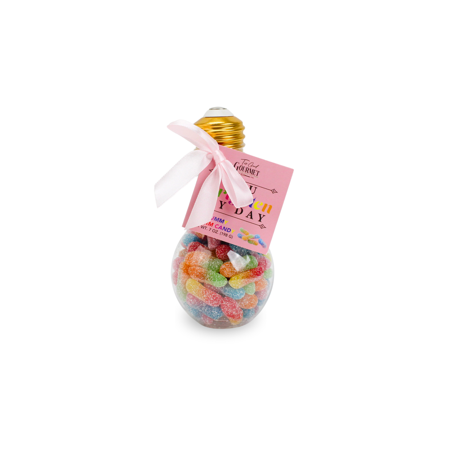 Gummy Candy Sentiments – Light Bulb Candy Gifts: Assorted - 6 of each