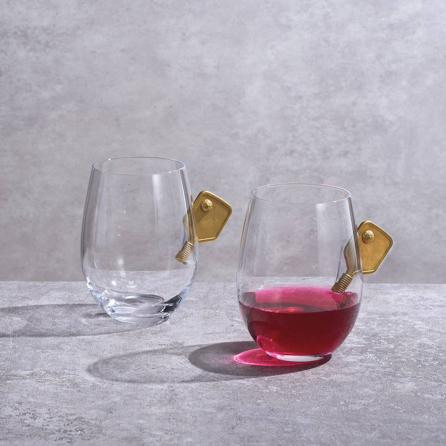 Pickleball Stemless Wine Glasses | Set of 2