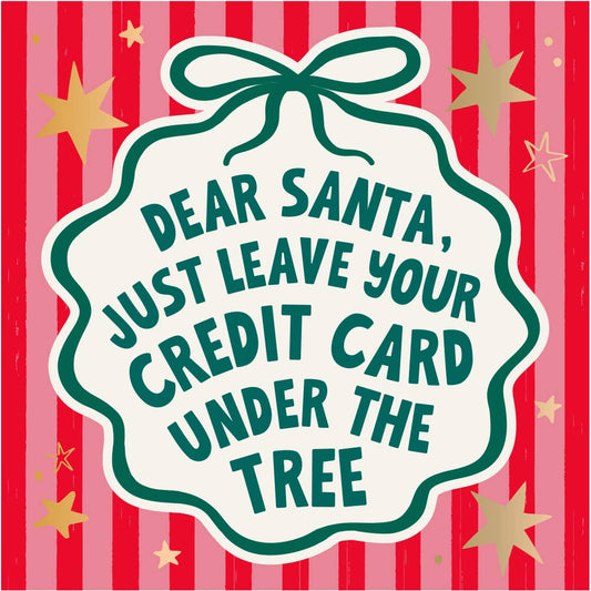 Credit Card | Holiday Cocktail Napkins