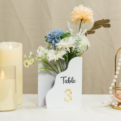 Flower Box Table Number with 3D Letters (Minimum 10)