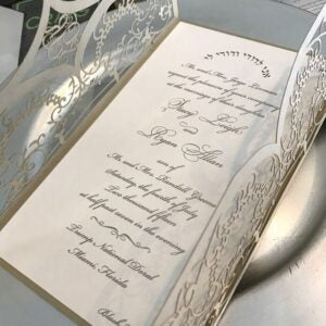 Laser Cut Lace Invitation by Bliss Imprints