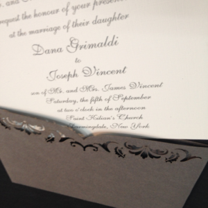 Laser Cut Lace Invitation by Bliss Imprints