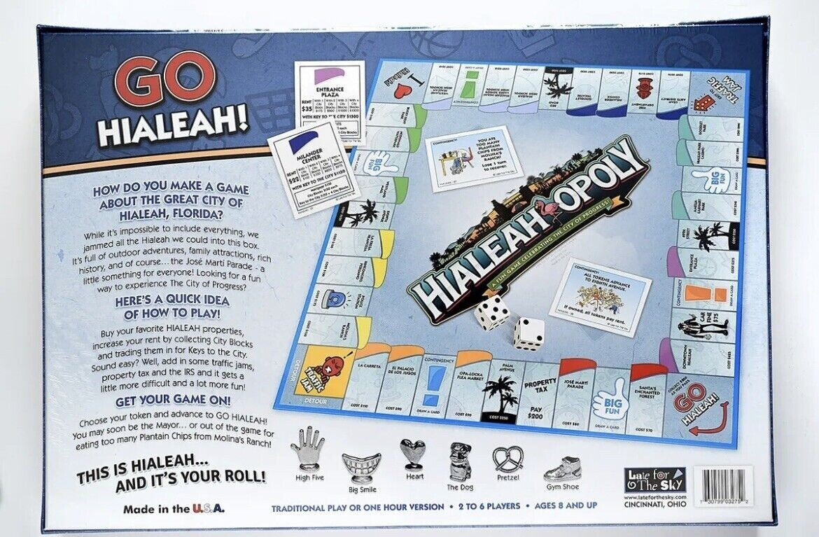 Hialeah-Opoly Board Game