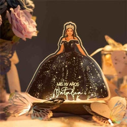 XV Luminated Princess Photo Centerpiece (Minimum 5)