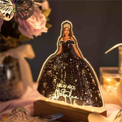 XV Luminated Princess Photo Centerpiece (Minimum 5)