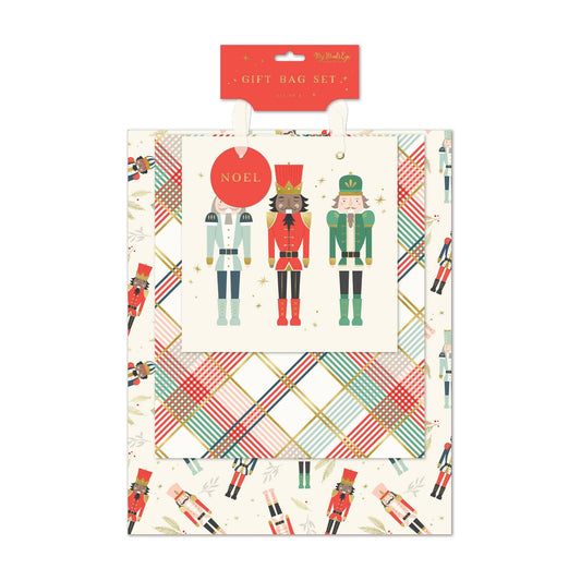 PLGBS57 - Nutcrackers Gift Bag Set of 3