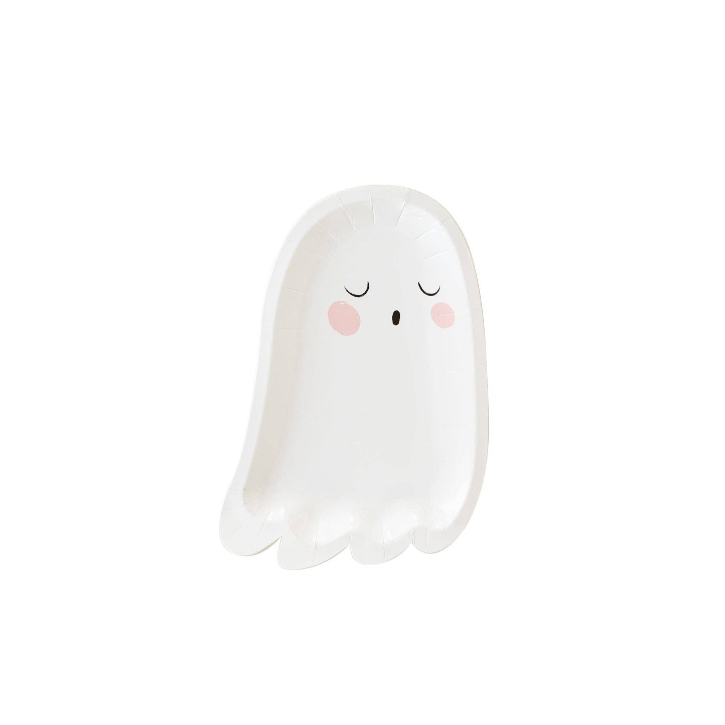 PSH941 -  Trick or Treat Ghost Shaped Plate
