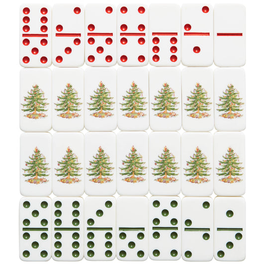 SPODE TREE DOMINOES 28PC SET