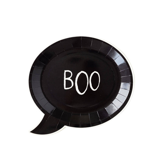 MON1043 -  Frank & Mummy Boo! Shaped Paper Plate