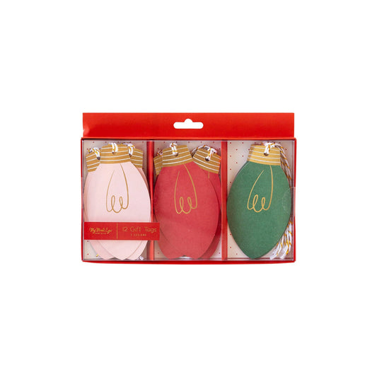 PLGT84 - Christmas Lights Gift Tag Set