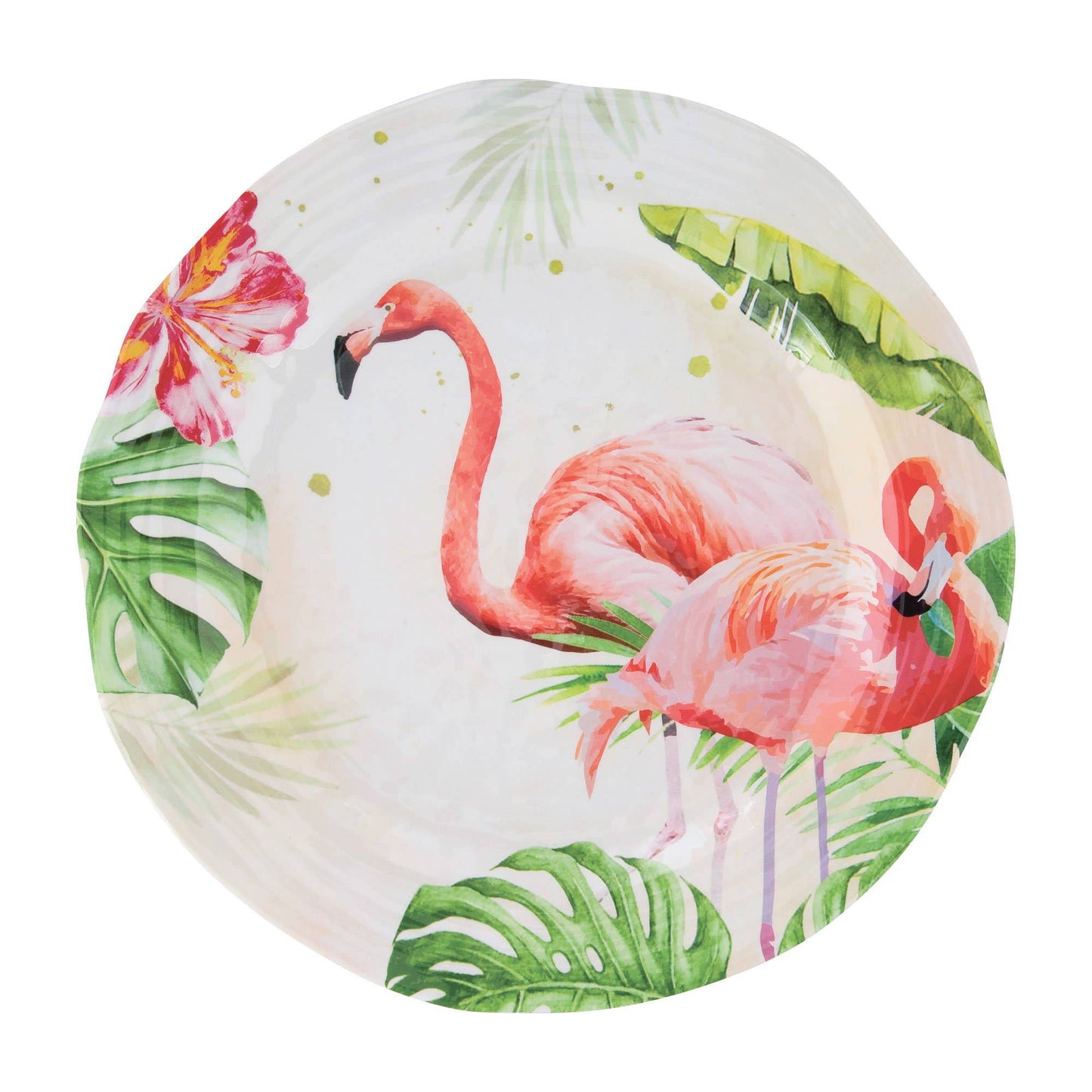 Flamingo Melamine 10 7/8" Plate