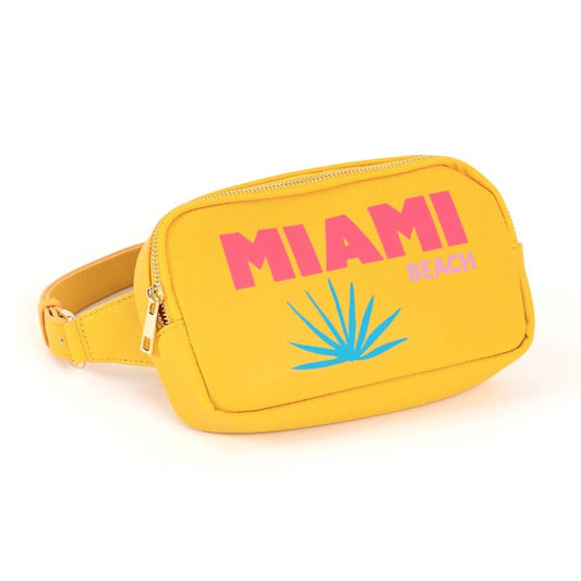Miami Beach Fanny Pack (Lemon Yellow)